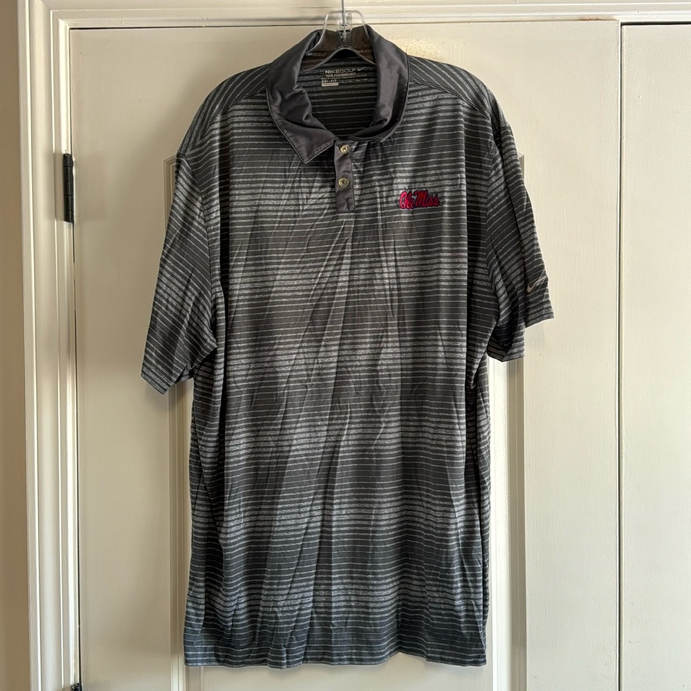 Nike Golf Tour Performance Ole Miss Dri-Fit Short-Sleeve Polo
